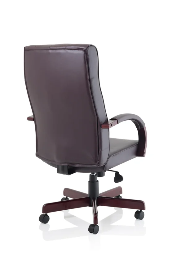 back view of chesterfield office chair
