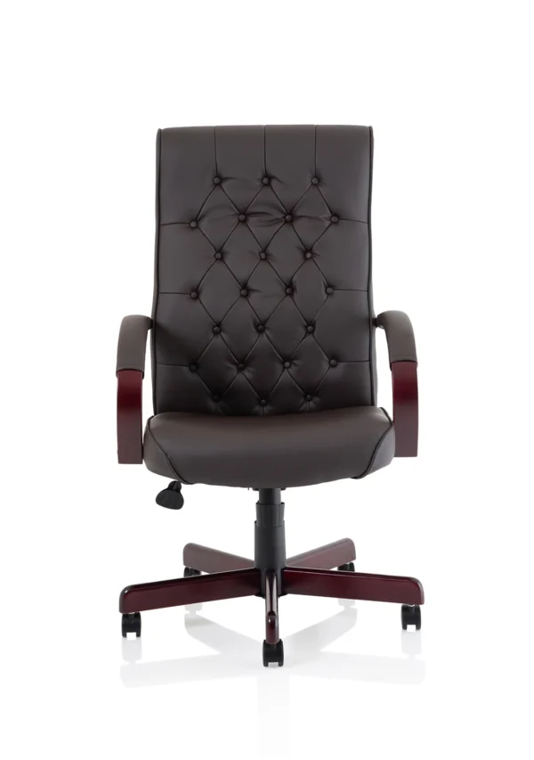 front view of chesterfield office chair