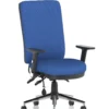 chiro office chair in blue colour