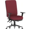 chiro office chair in red colour