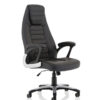 adjacent view of metropolis executive office chair on workplace design uk