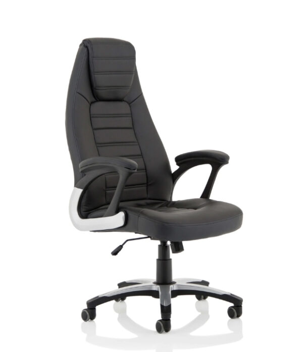 adjacent view of metropolis executive office chair on workplace design uk