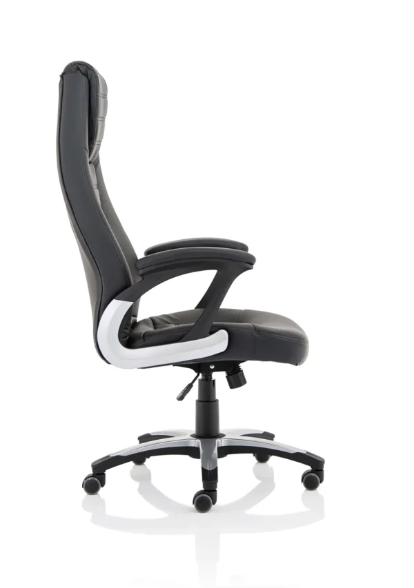 side view of metropolis office chair