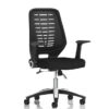 relay-task-office-chair-1 adjacent view of relay task office chair on workplace design uk
