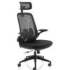 adjacent view of sigma executive mesh chair on workplace design uk
