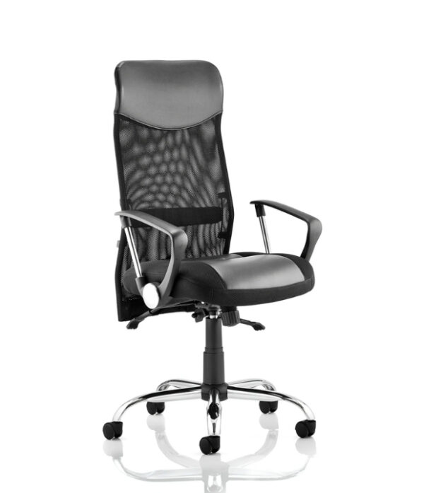 adjacent view of vegas executive office chair on workplace design uk