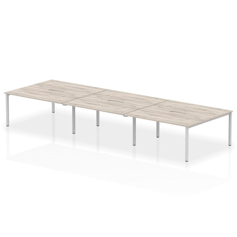 Evolve Plus B2B Bench Desk - 6 Person - Image 27
