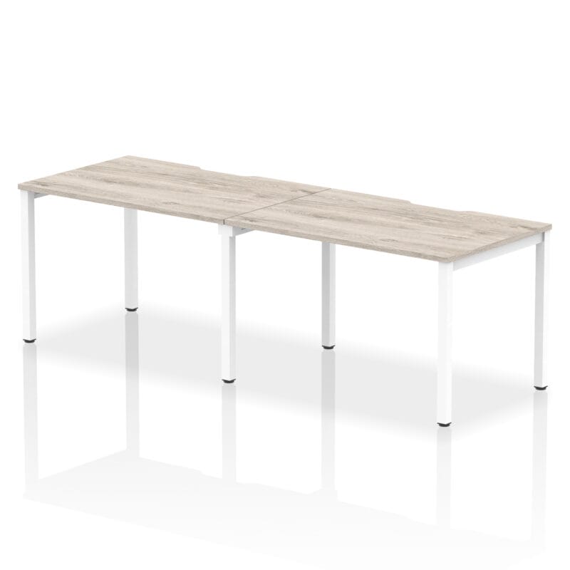 Evolve Plus Single Row Bench Desk - 2 Person - Image 4