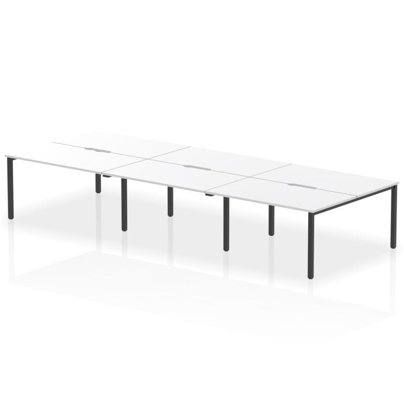 Evolve Plus B2B Bench Desk - 6 Person - Image 47