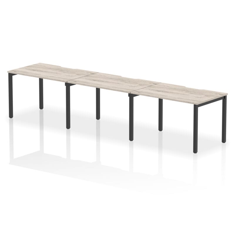 Evolve Plus Single Row Bench Desk - 3 Person - Image 38
