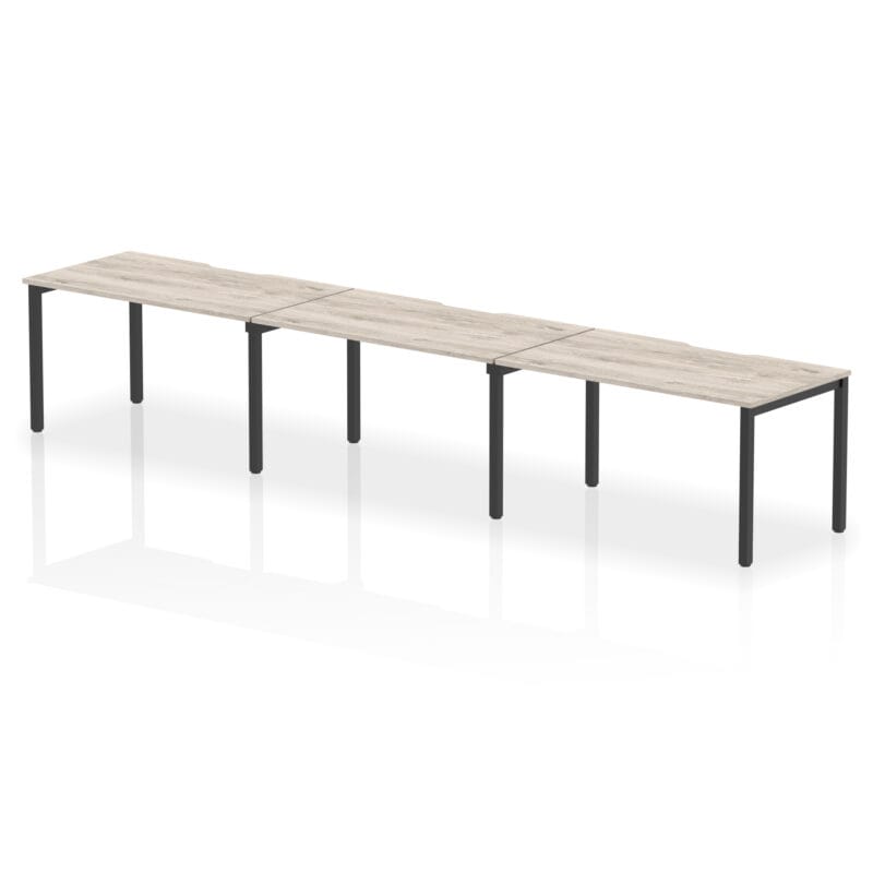 Evolve Plus Single Row Bench Desk - 3 Person - Image 44