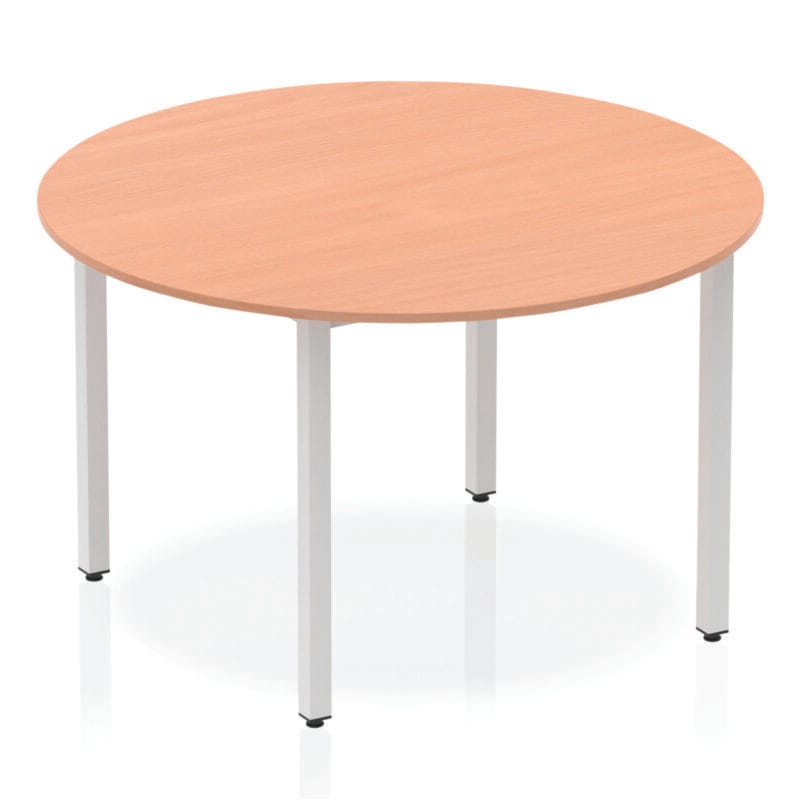 Impulse Round Table With Box Frame Leg