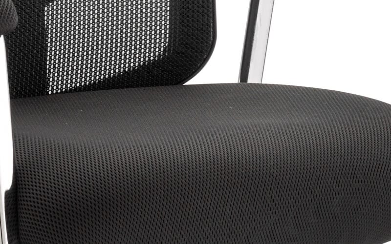 Portland Medium Mesh Back (Straight Leg) Visitor Chair with Arms - Image 5