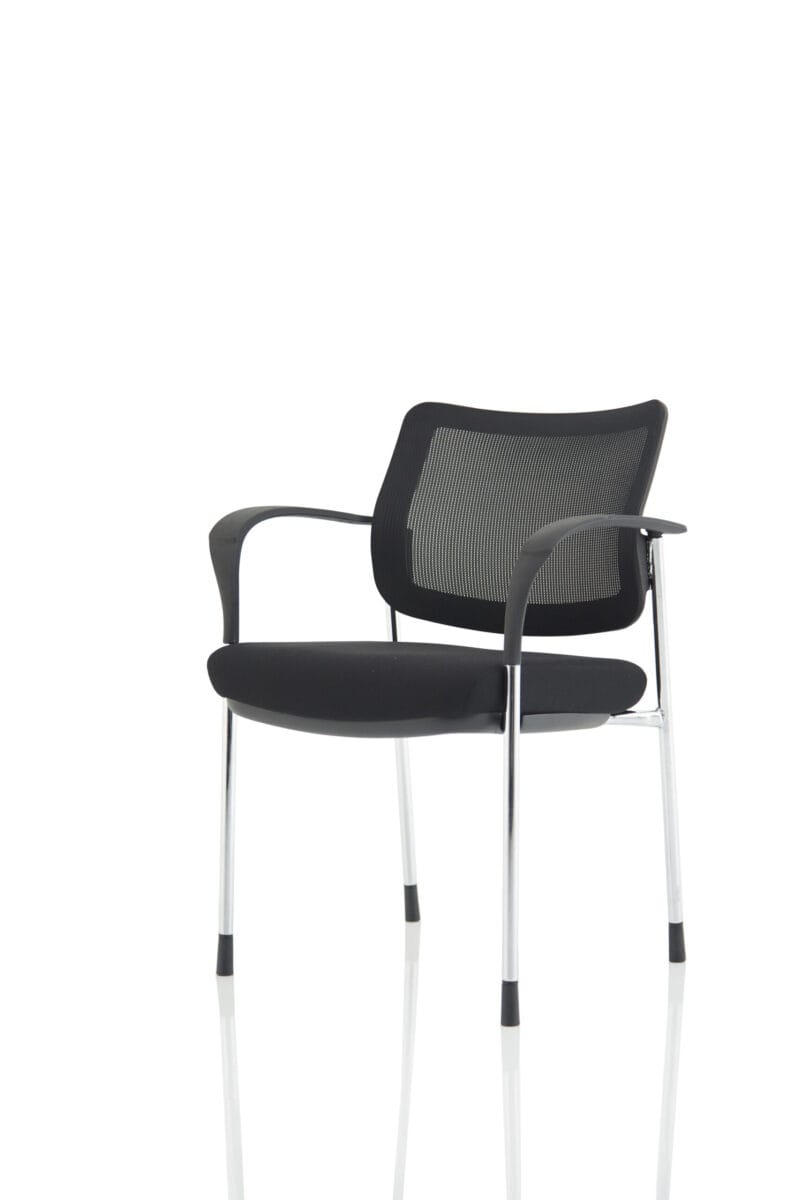Brunswick Deluxe Medium Back Stacking Visitor Office Chair with Arms - Image 62
