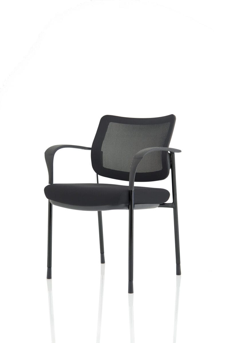 Brunswick Deluxe Medium Back Stacking Visitor Office Chair with Arms - Image 61
