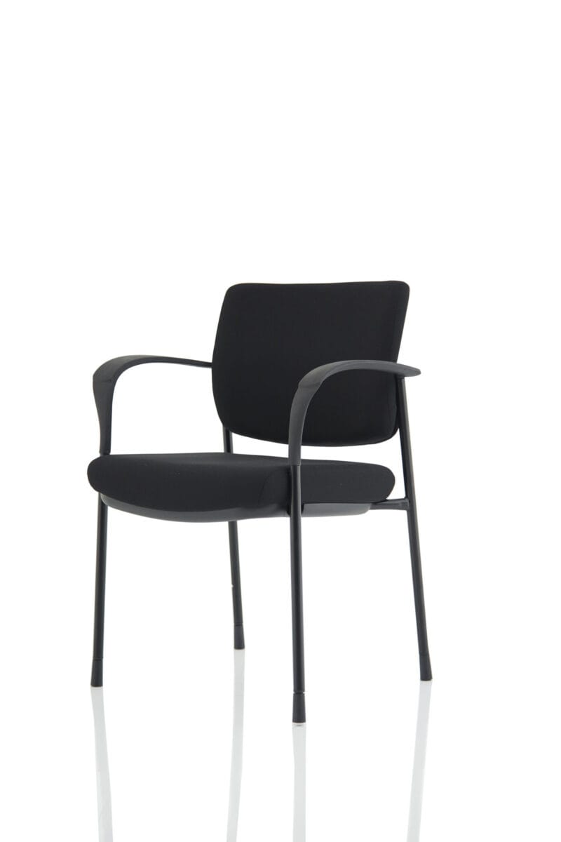Brunswick Deluxe Medium Back Stacking Visitor Office Chair with Arms - Image 58