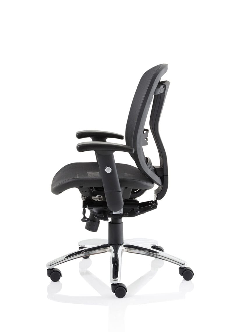 Mirage II Mesh Back Task Operator Office Chair with Height Adjustable Arms - Image 12
