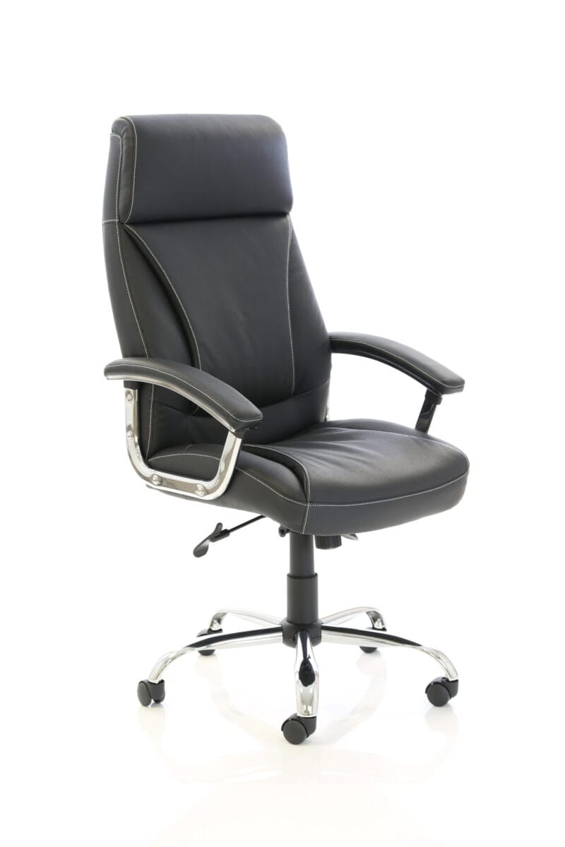 Penza High Back Executive Leather Office Chair with Arms