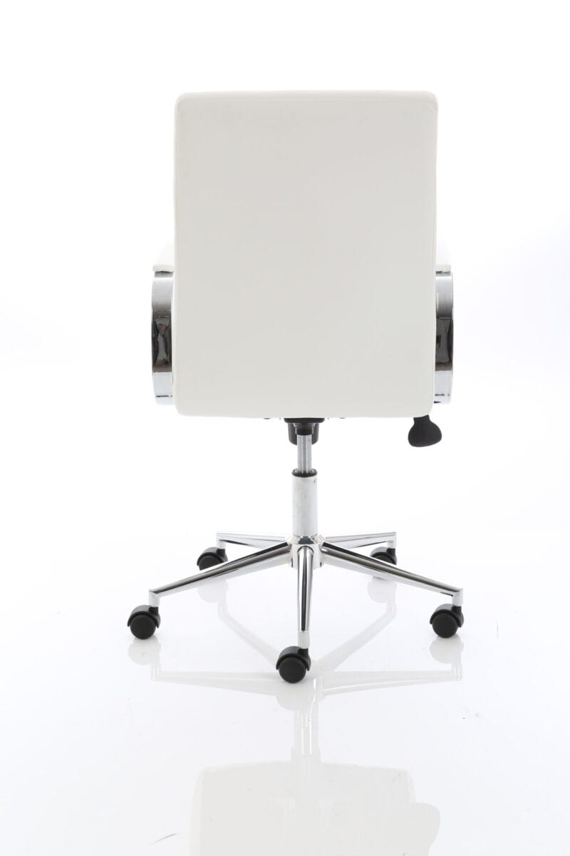 Ezra Medium Back Leather Executive Office Chair with Arms - Image 16