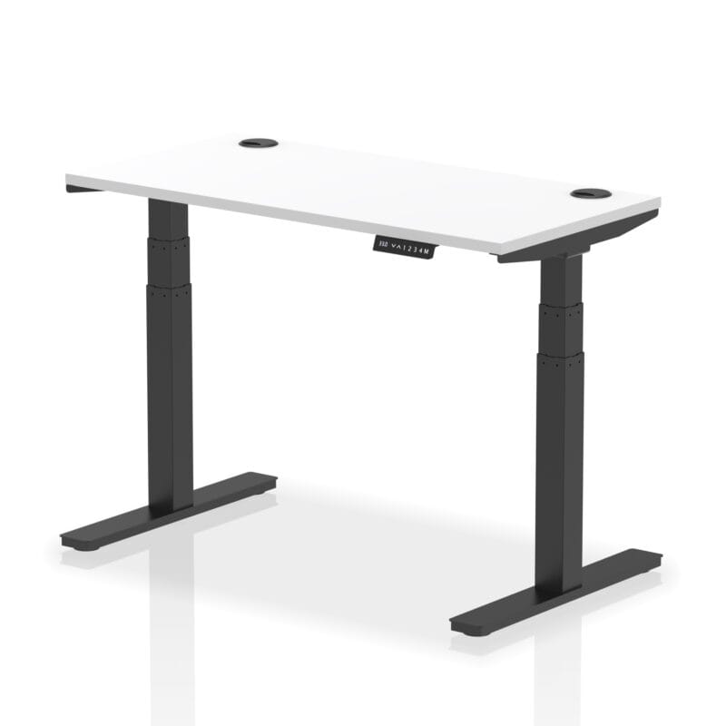 Air Height Adjustable Slimline Desk With Cable Ports - Image 31