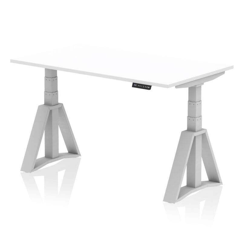 Air Height Adjustable Desk without Cable Ports With Piste Foot - Image 10