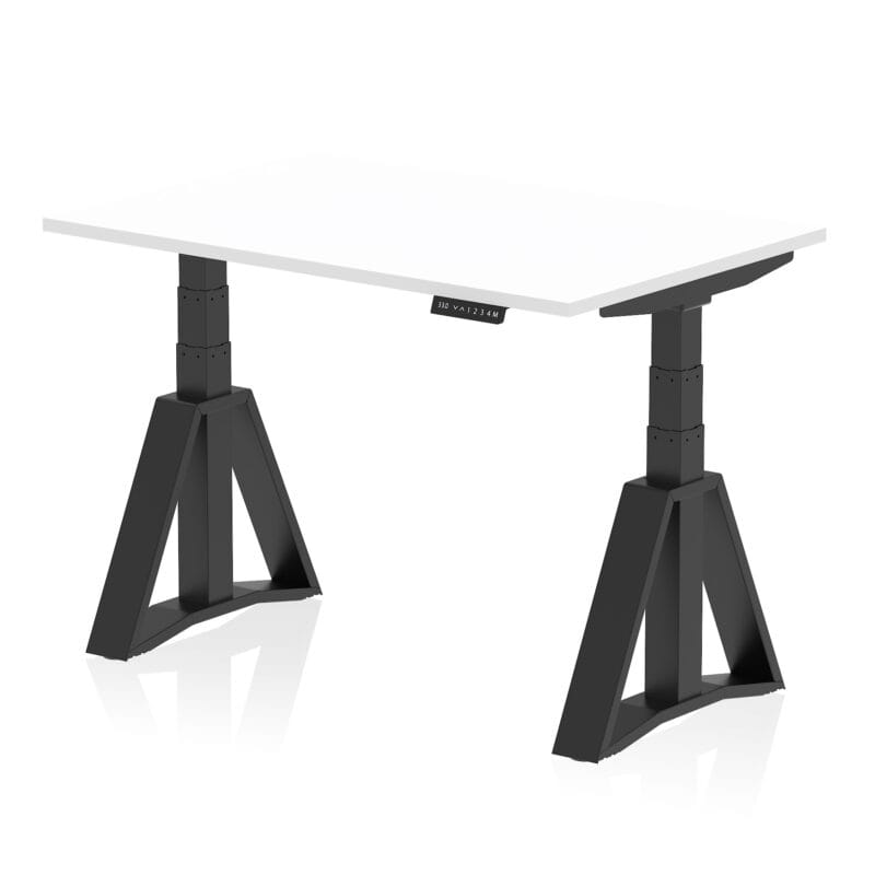 Air Height Adjustable Desk without Cable Ports With Piste Foot - Image 57