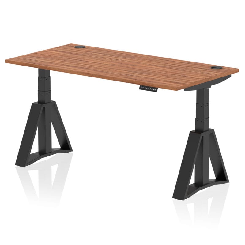 Air Height Adjustable Desk With Cable Ports With Piste Foot - Image 55