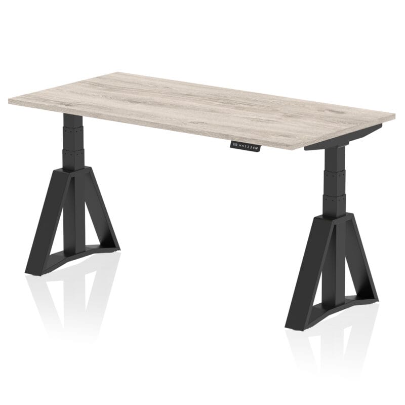 Air Height Adjustable Desk without Cable Ports With Piste Foot - Image 71