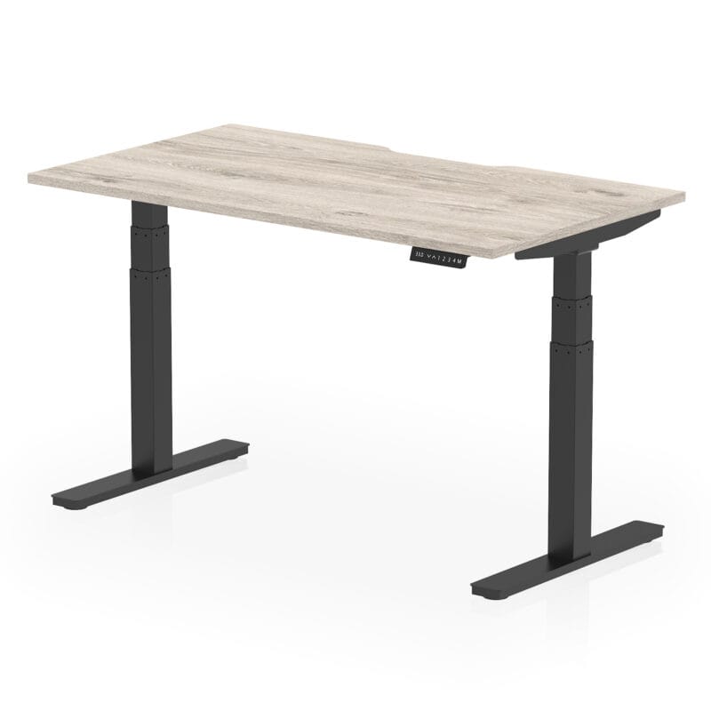 Air Scalloped Edge Height Adjustable Office Desk - Image 22