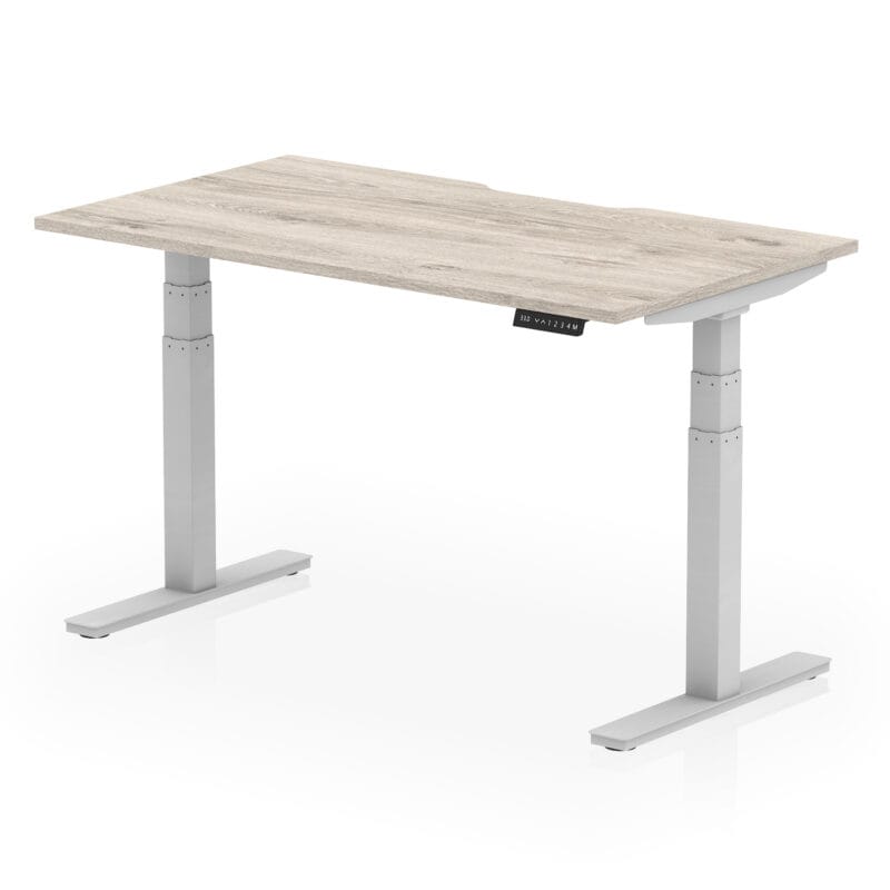 Air Scalloped Edge Height Adjustable Office Desk - Image 23