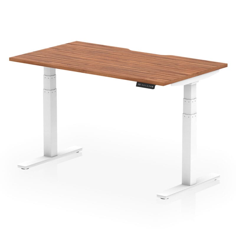 Air Scalloped Edge Height Adjustable Office Desk - Image 33