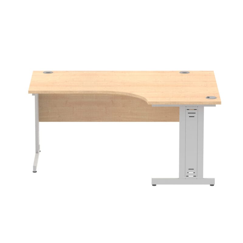 Impulse 1600mm Left Crescent Desk Cable Managed Leg - Image 29