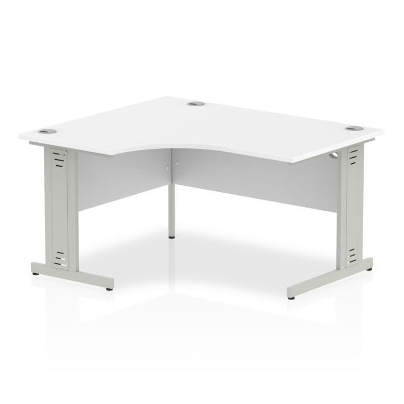 Impulse 1400mm Left Crescent Desk Cable Managed Leg - Image 17