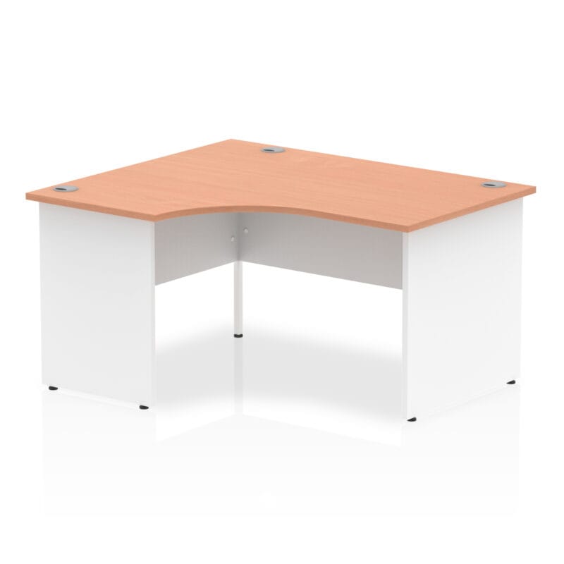 Impulse 1400mm Left Crescent Desk Panel End Leg - Image 2