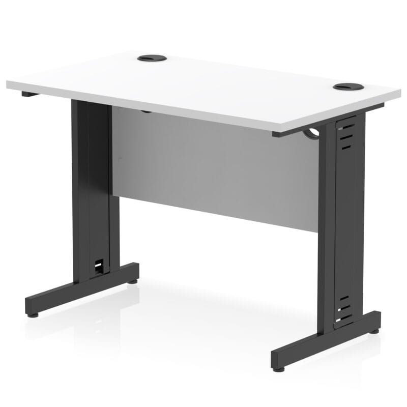 Impulse 1000mm Slimline Desk Cable Managed Leg - Image 21
