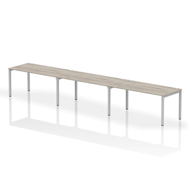 Impulse Single Row Bench Desk - 3 Person - Image 27