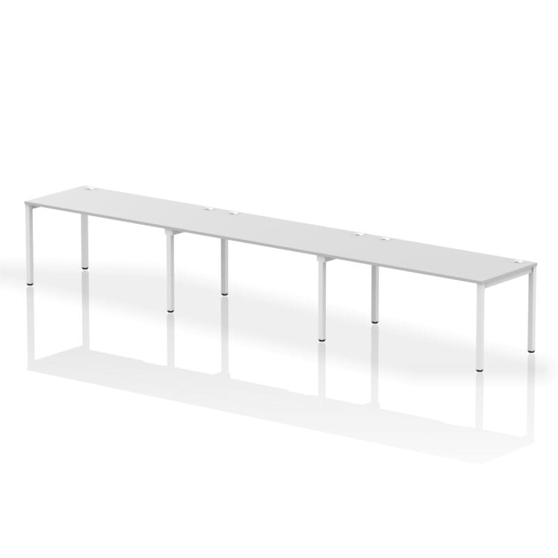 Impulse Single Row Bench Desk - 3 Person - Image 36
