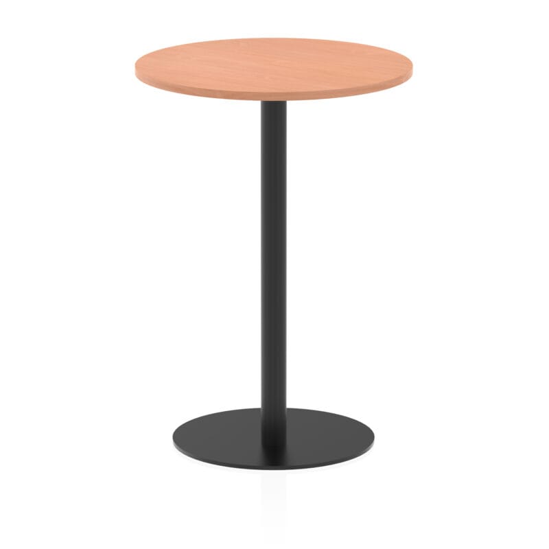 Italia Round Poseur Table Black Leg - Image 19