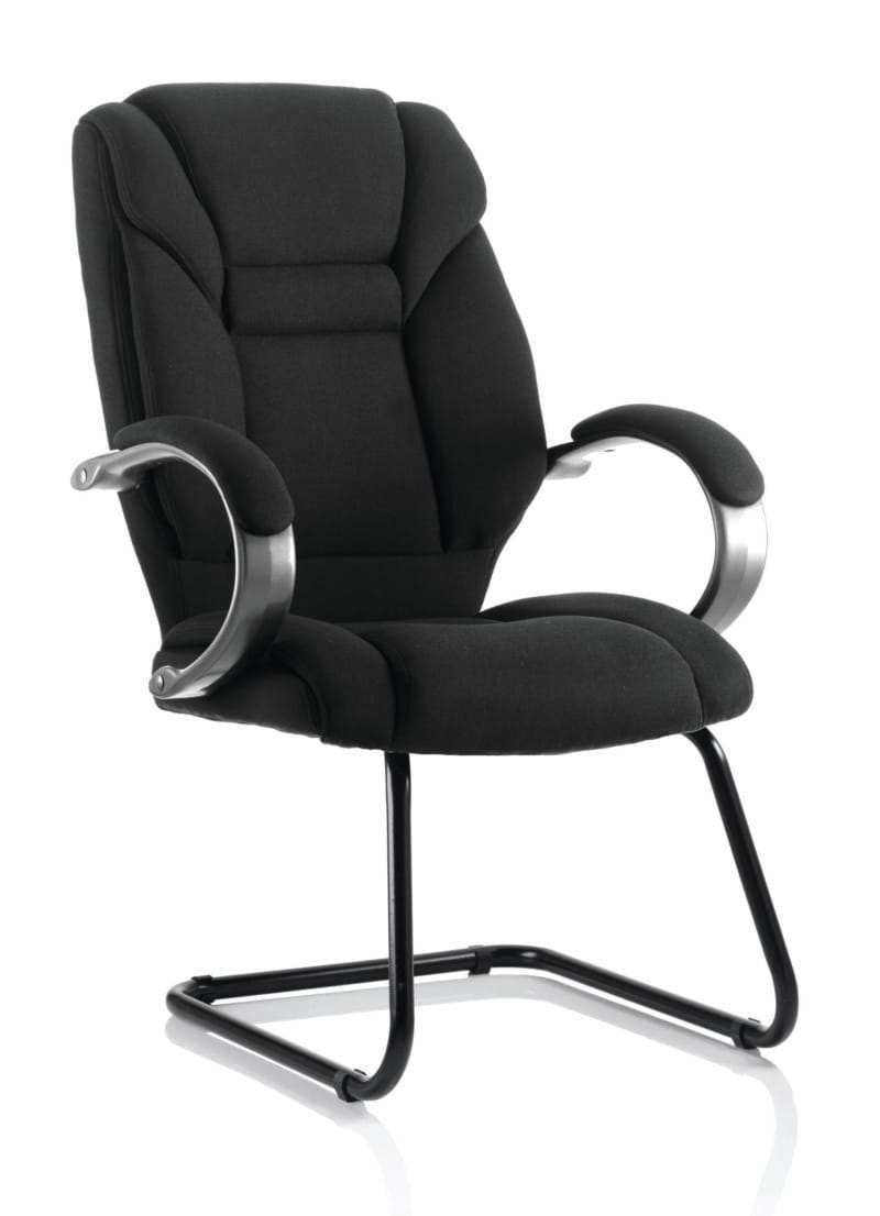 Galloway High Back Cantilever Visitor Chair with Arms