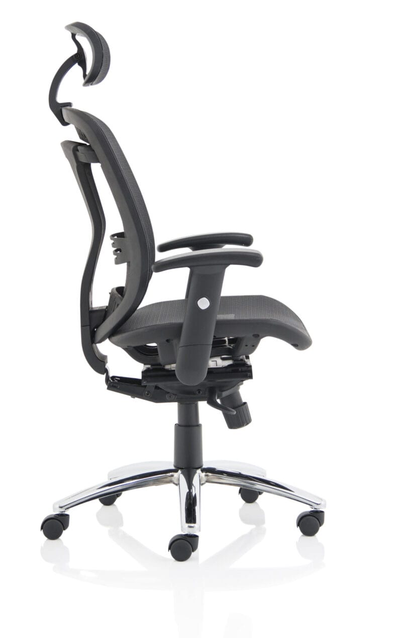 Mirage II Mesh Back Task Operator Office Chair with Height Adjustable Arms - Image 8