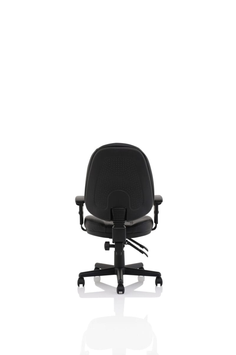 Jackson Medium Back Black Leather Task Operator Office Chair - Image 14