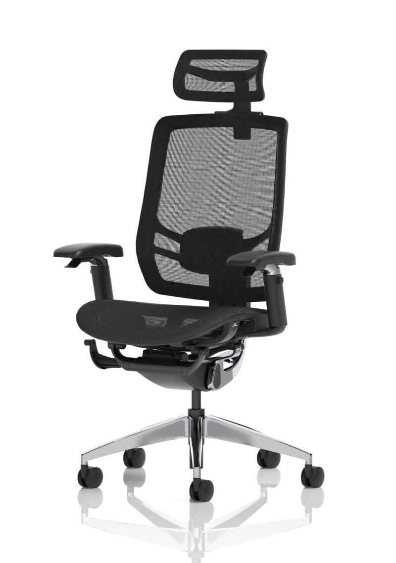Ergo Click High Back Ergonomic Posture Office Chair with Arms - Image 3