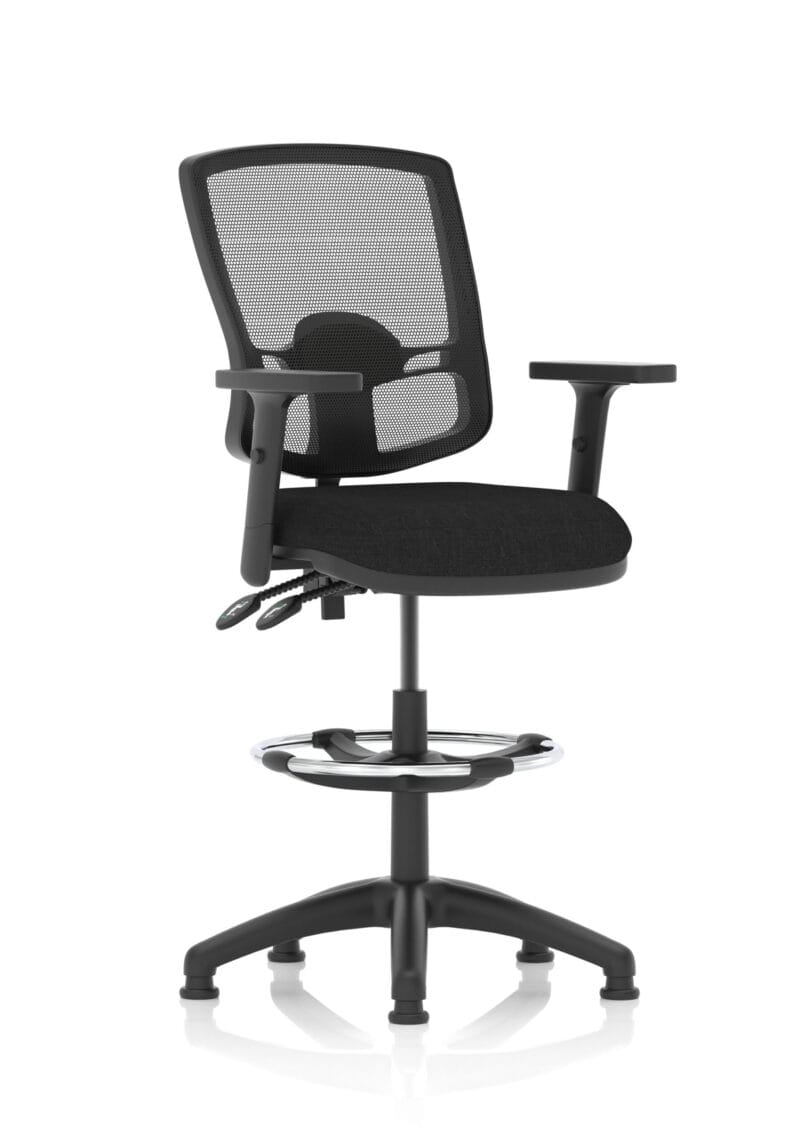 Eclipse Plus II Deluxe Mesh Back Task Operator Office Chair - Image 6