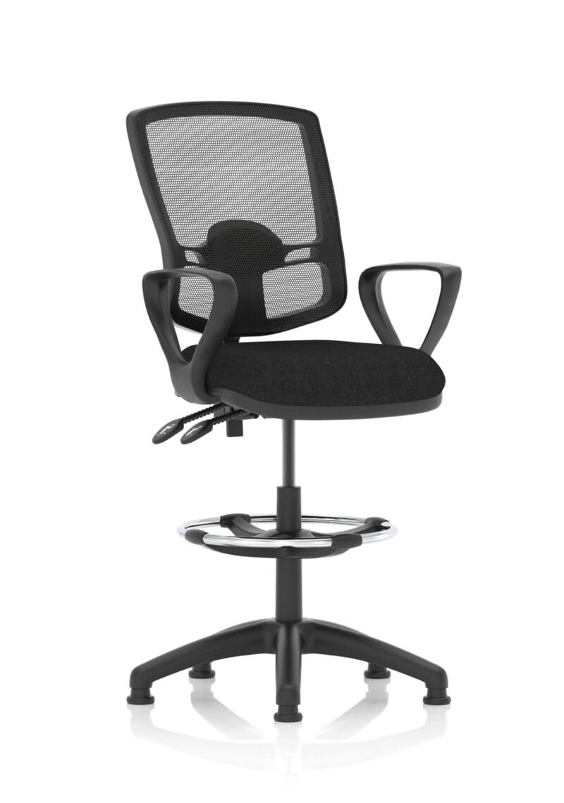 Eclipse Plus II Deluxe Mesh Back Task Operator Office Chair - Image 4