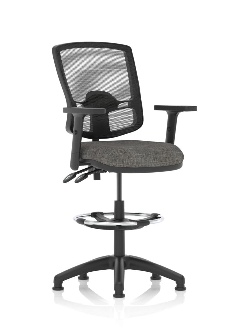 Eclipse Plus II Deluxe Mesh Back Task Operator Office Chair - Image 20