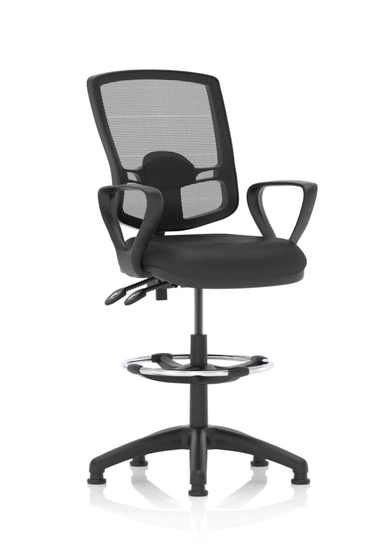 Eclipse Plus II Deluxe Mesh Back Task Operator Office Chair - Image 25