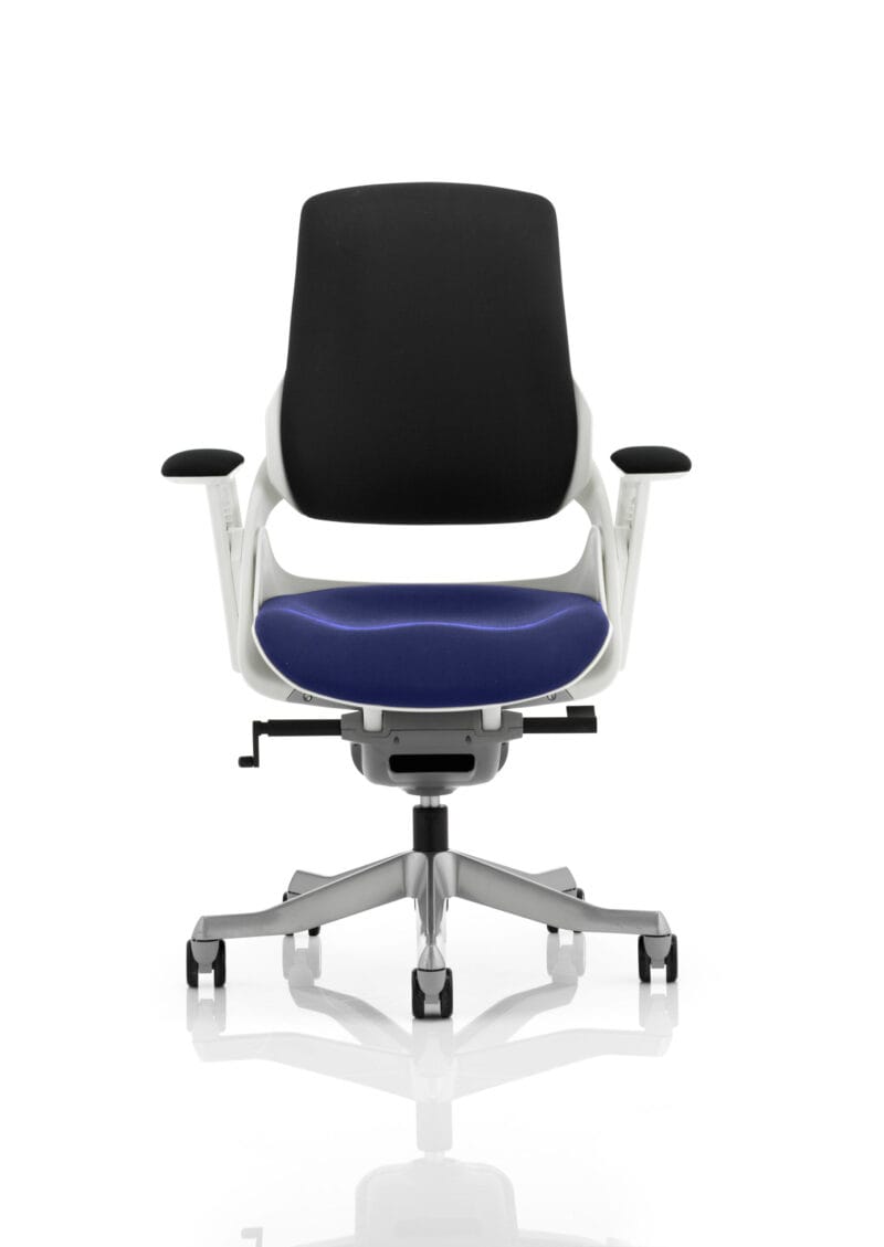 Zure High Back White Shell Executive Office Chair with Arms - Image 61