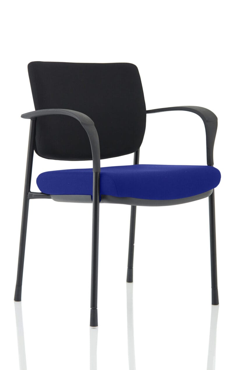 Brunswick Deluxe Medium Back Stacking Visitor Office Chair with Arms - Image 6