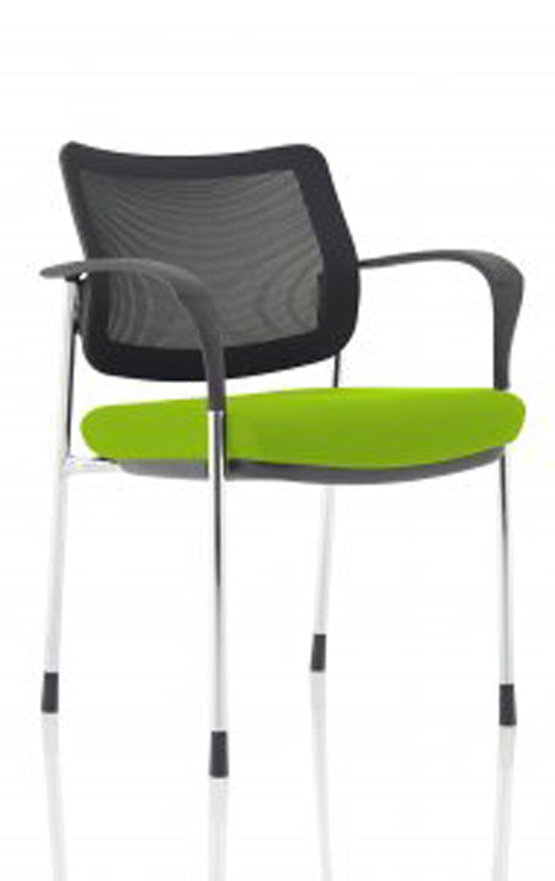 Brunswick Deluxe Medium Back Stacking Visitor Office Chair with Arms - Image 51