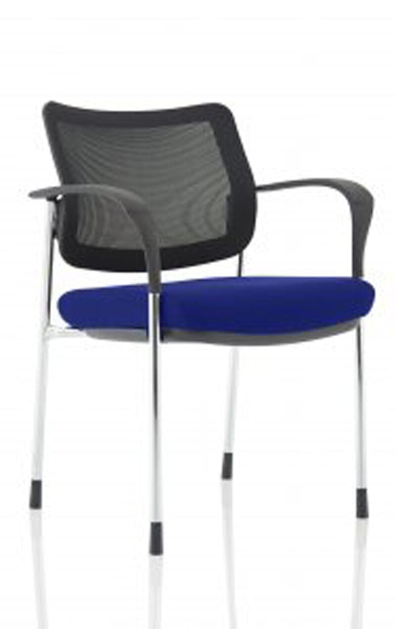 Brunswick Deluxe Medium Back Stacking Visitor Office Chair with Arms - Image 53